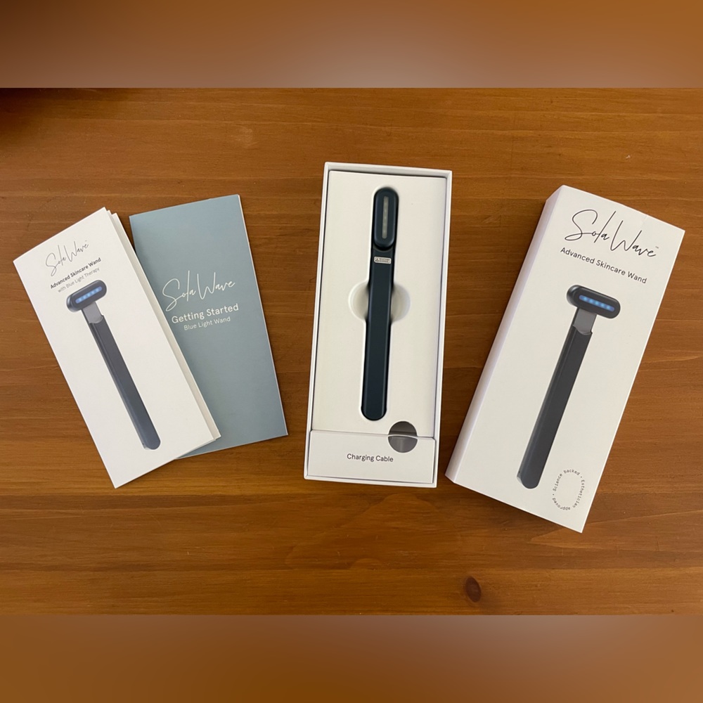 Solawave Blue Light wand for acne